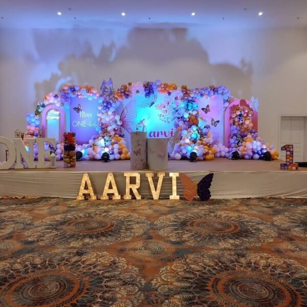 Butterfly Garden Themed First Birthday Party for Aarvi – Miss ONE-Derful