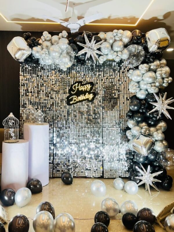 Glamorous Galaxy Birthday Backdrop