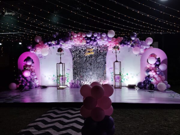 Lavender Dreams Birthday Backdrop