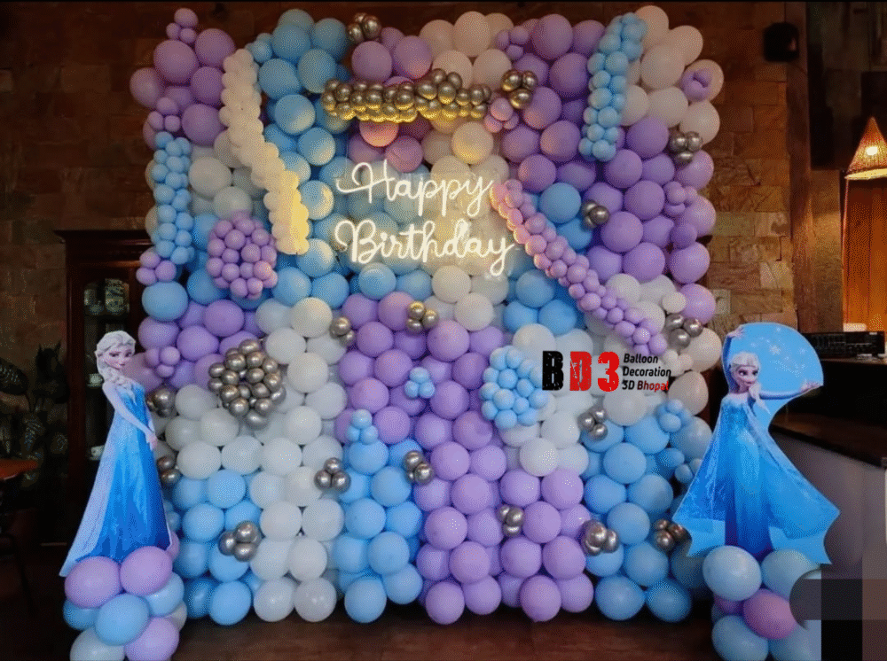 Frozen Fantasy Balloon Backdrop