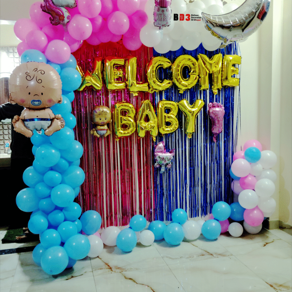 Twinkle Baby Welcome Balloon Backdrop
